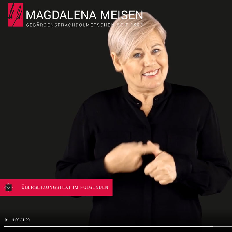 Internetagentur Düren - Magdalena Meisen Gebaerdendolmetscherin Headerbild Homepage klein